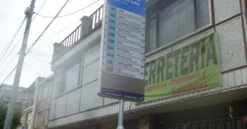 PARADERO SITP CAI SANTA ISABEL  011A00